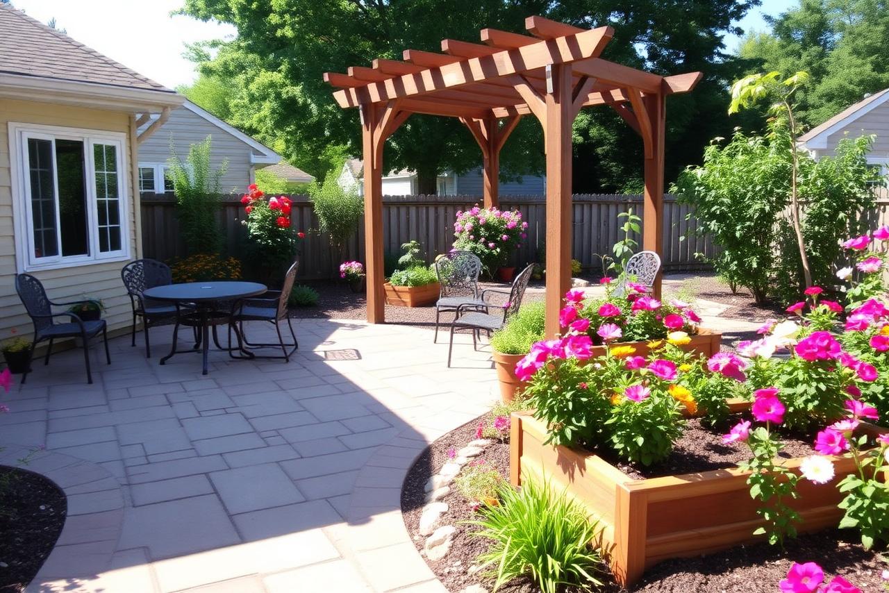 Garden patio