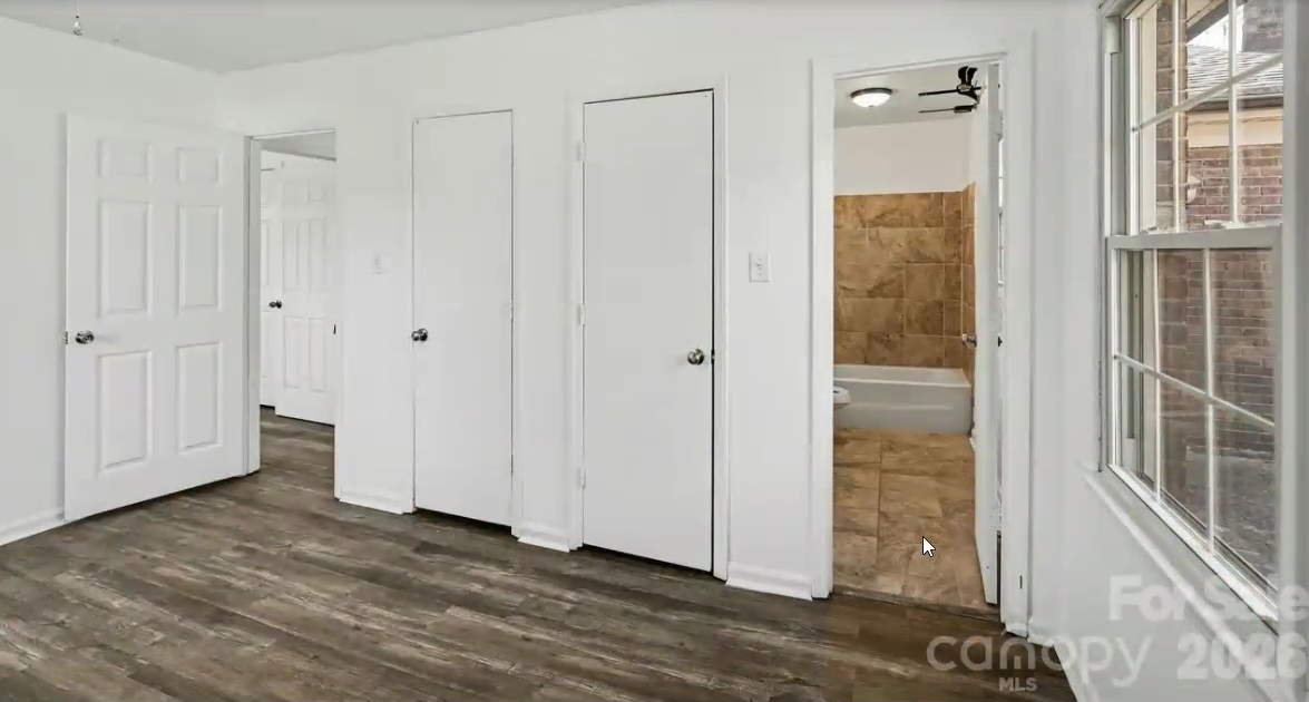 Resident bedroom with ensuite bathroom