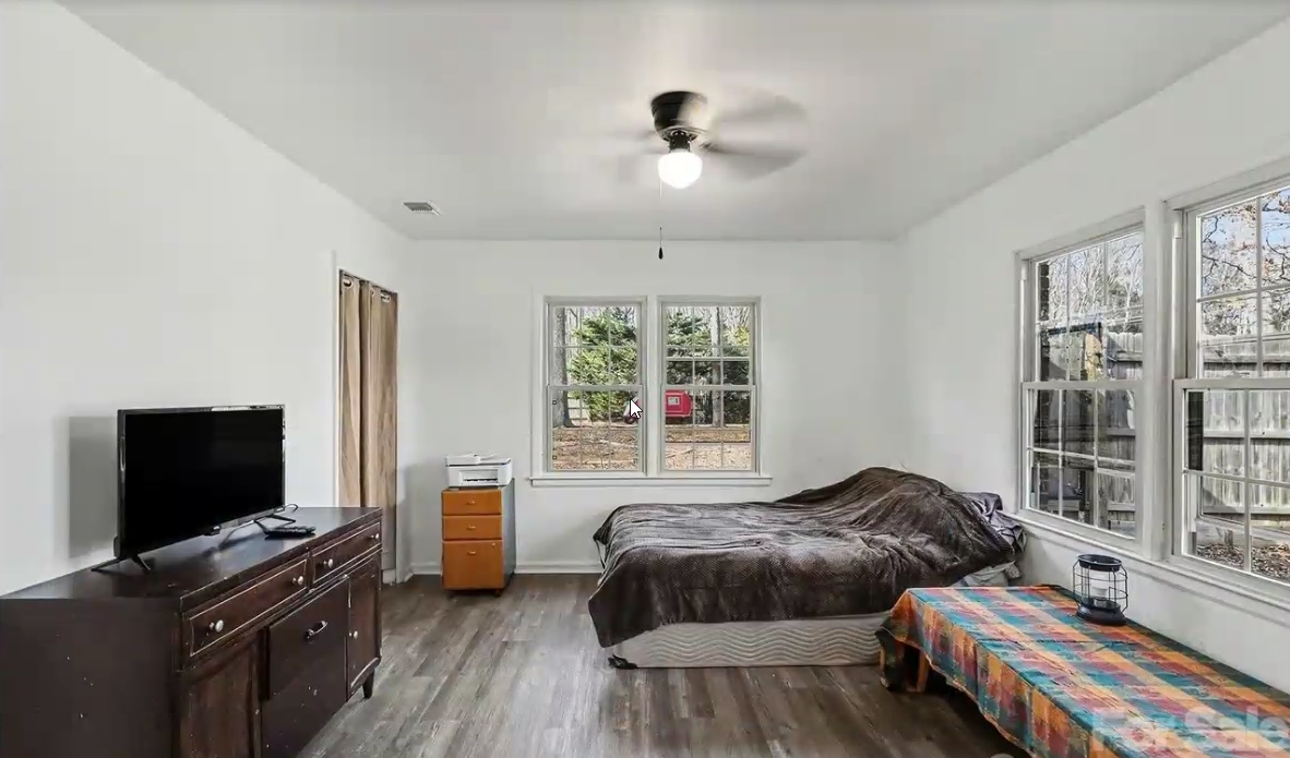 Spacious resident bedroom